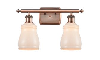 Ballston Two Light Bath Vanity in Antique Copper (405|516-2W-AC-G391)