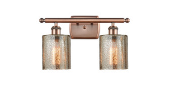 Ballston Two Light Bath Vanity in Antique Copper (405|516-2W-AC-G116)