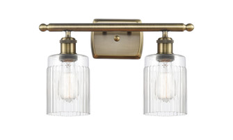 Ballston Two Light Bath Vanity in Antique Brass (405|516-2W-AB-G342)