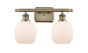 Ballston LED Bath Vanity in Antique Brass (405|516-2W-AB-G101-LED)