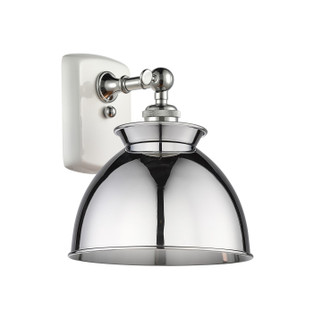 Ballston One Light Wall Sconce in White Polished Chrome (405|516-1W-WPC-M14-PC)