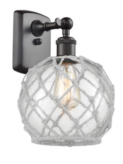 Ballston One Light Wall Sconce in Oil Rubbed Bronze (405|516-1W-OB-G122-8RW)