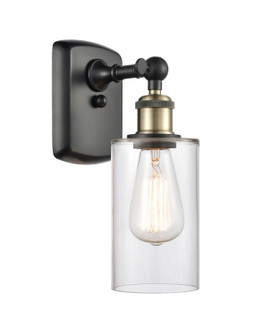 Ballston One Light Wall Sconce in Black Antique Brass (405|516-1W-BAB-G802)