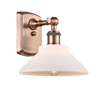 Ballston One Light Wall Sconce in Antique Copper (405|516-1W-AC-G131)