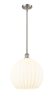 Ballston LED Pendant in Brushed Satin Nickel (405|516-1S-SN-G1215-14-LED)