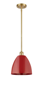 Ballston One Light Pendant in Satin Gold (405|516-1S-SG-MBD-9-RD)