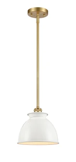 Ballston One Light Mini Pendant in Satin Gold (405|516-1S-SG-M14-W)