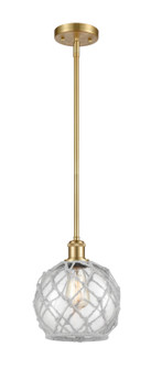 Ballston LED Mini Pendant in Satin Gold (405|516-1S-SG-G122-8RW-LED)