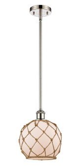 Ballston One Light Mini Pendant in Polished Nickel (405|516-1S-PN-G121-8RB)