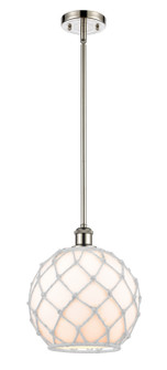 Ballston One Light Mini Pendant in Polished Nickel (405|516-1S-PN-G121-10RW)