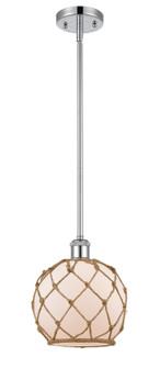 Ballston One Light Mini Pendant in Polished Chrome (405|516-1S-PC-G121-8RB)