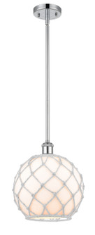 Ballston One Light Mini Pendant in Polished Chrome (405|516-1S-PC-G121-10RW)