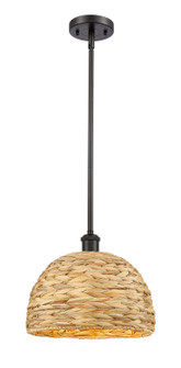 Ballston One Light Mini Pendant in Oil Rubbed Bronze (405|516-1S-OB-RBD-12-NAT)