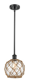 Ballston LED Mini Pendant in Matte Black (405|516-1S-BK-G122-8RB-LED)
