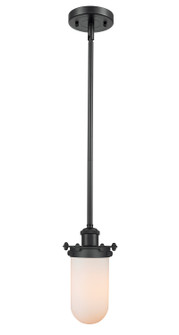 Austere One Light Mini Pendant in Matte Black (405|516-1S-BK-CE231-W)