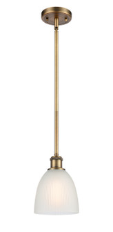 Ballston LED Mini Pendant in Brushed Brass (405|516-1S-BB-G381-LED)