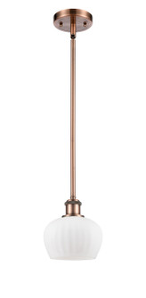 Ballston One Light Mini Pendant in Antique Copper (405|516-1S-AC-G91)