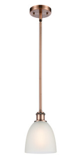 Ballston One Light Mini Pendant in Antique Copper (405|516-1S-AC-G381)
