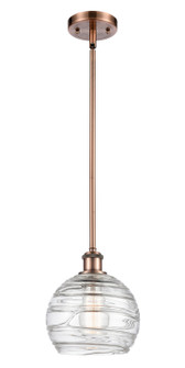 Ballston One Light Mini Pendant in Antique Copper (405|516-1S-AC-G1213-8)