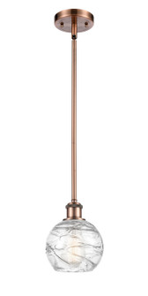 Ballston One Light Mini Pendant in Antique Copper (405|516-1S-AC-G1213-6)