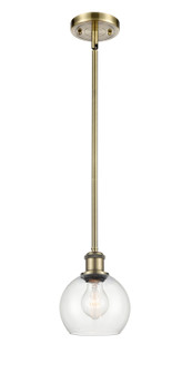 Ballston LED Mini Pendant in Antique Brass (405|516-1S-AB-G122-6-LED)