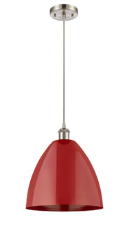 Ballston LED Mini Pendant in Brushed Satin Nickel (405|516-1P-SN-MBD-12-RD-LED)
