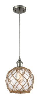 Ballston One Light Mini Pendant in Brushed Satin Nickel (405|516-1P-SN-G122-8RB)