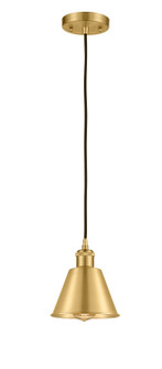 Ballston LED Mini Pendant in Satin Gold (405|516-1P-SG-M8-LED)