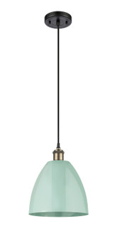 Ballston LED Mini Pendant in Polished Nickel (405|516-1P-PN-MBD-9-GR-LED)