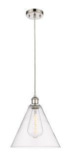 Ballston One Light Mini Pendant in Polished Nickel (405|516-1P-PN-GBC-122)