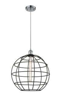 Ballston One Light Mini Pendant in Polished Chrome (405|516-1P-PC-CE-16-BK)