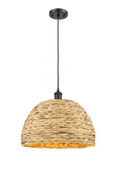 Ballston One Light Mini Pendant in Oil Rubbed Bronze (405|516-1P-OB-RBD-16-NAT)
