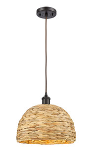 Ballston One Light Mini Pendant in Oil Rubbed Bronze (405|516-1P-OB-RBD-12-NAT)