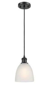 Ballston One Light Mini Pendant in Matte Black (405|516-1P-BK-G381)