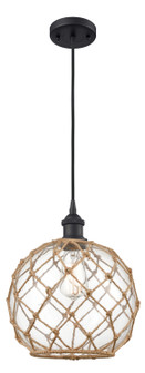 Ballston One Light Mini Pendant in Matte Black (405|516-1P-BK-G122-10RB)