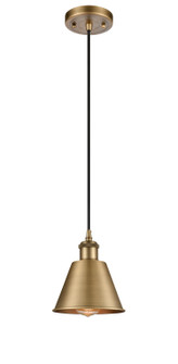 Ballston LED Mini Pendant in Brushed Brass (405|516-1P-BB-M8-LED)