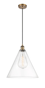 Ballston One Light Pendant in Brushed Brass (405|516-1P-BB-GBC-162)