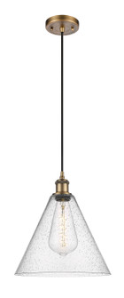 Ballston One Light Mini Pendant in Brushed Brass (405|516-1P-BB-GBC-124)