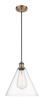 Ballston One Light Mini Pendant in Brushed Brass (405|516-1P-BB-GBC-122)