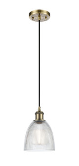 Ballston LED Mini Pendant in Antique Brass (405|516-1P-AB-G382-LED)