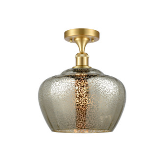 Ballston One Light Semi-Flush Mount in Satin Gold (405|516-1C-SG-G96-L)