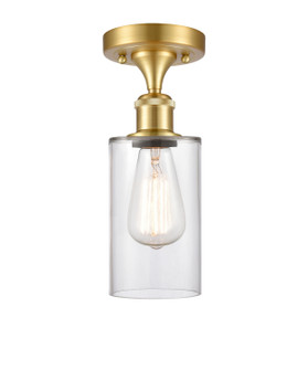 Ballston One Light Semi-Flush Mount in Satin Gold (405|516-1C-SG-G802)