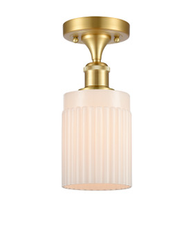 Ballston One Light Semi-Flush Mount in Satin Gold (405|516-1C-SG-G341)