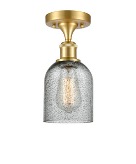 Ballston One Light Semi-Flush Mount in Satin Gold (405|516-1C-SG-G257)