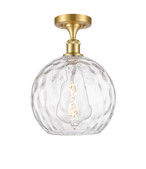 Ballston One Light Semi-Flush Mount in Satin Gold (405|516-1C-SG-G1215-10)