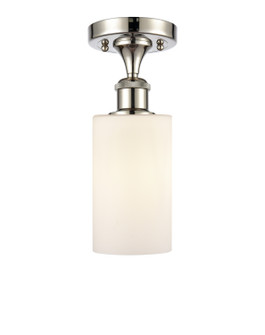 Ballston One Light Semi-Flush Mount in Polished Nickel (405|516-1C-PN-G801)