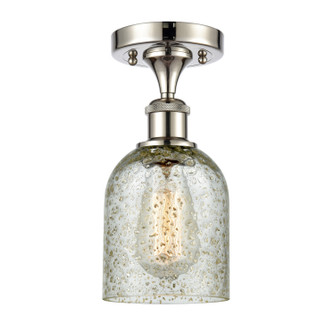 Ballston One Light Semi-Flush Mount in Polished Nickel (405|516-1C-PN-G259)