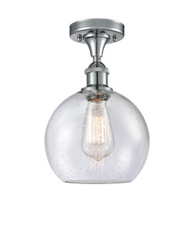 Ballston LED Semi-Flush Mount in Polished Chrome (405|516-1C-PC-G124-8-LED)