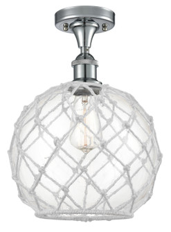 Ballston One Light Semi-Flush Mount in Polished Chrome (405|516-1C-PC-G122-10RW)