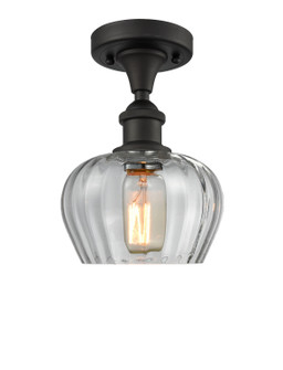 Ballston One Light Semi-Flush Mount in Oil Rubbed Bronze (405|516-1C-OB-G92)